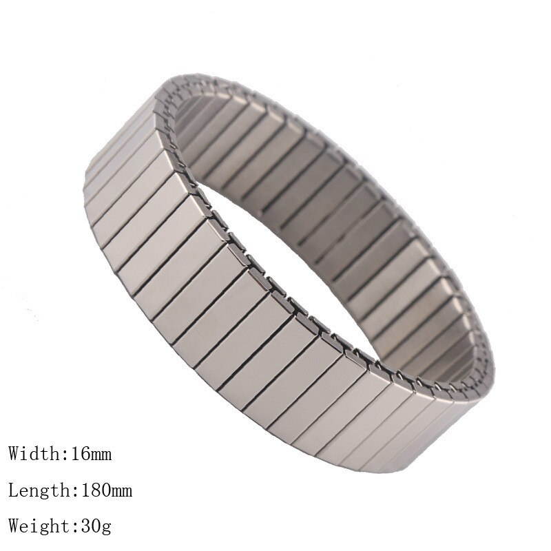 Bracelet magnétique en acier inoxydable pour hommes et femmes, très large, élastique, extensible, énergie, Sport, Germanium, à la: 3