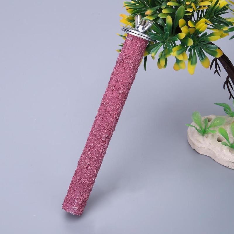 1 unidad pájaro mascota de juguete jaula perchas soporte plataforma loro Paw molinillo mordeduras Juguetes Para Perico mascotas aves Accesorios