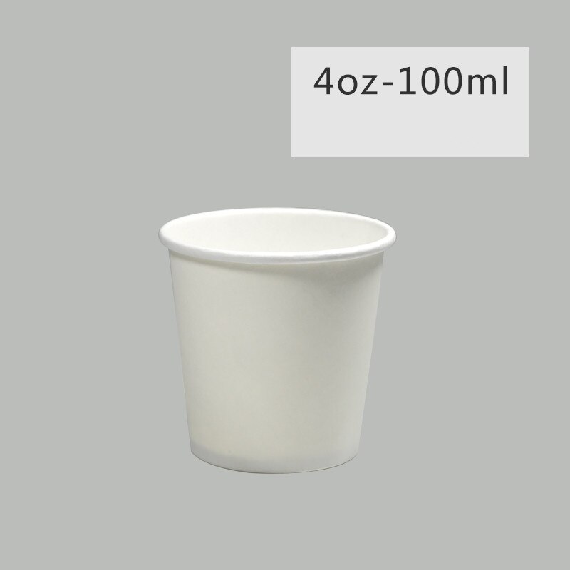 100pcs Net red 4oz 100ml disposable paper cups colorful small coffee milk tea drinking cup child birthday favors drinks cup: 100ml cup4