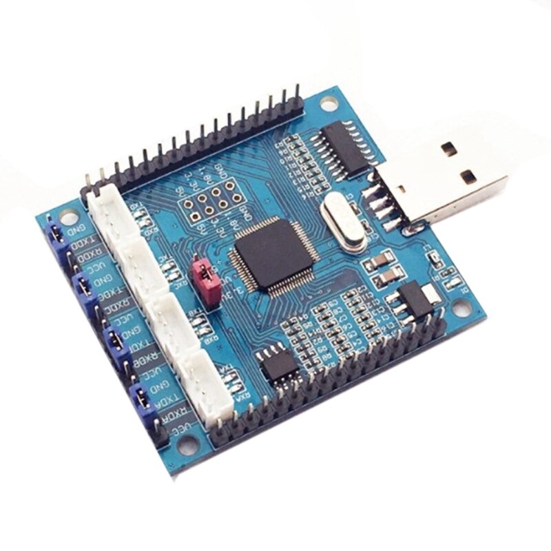 FT4232H USB To 4-Channel Serial Port USB To Multi-Channel Serial Port Expansion High-Speed Module: Default Title