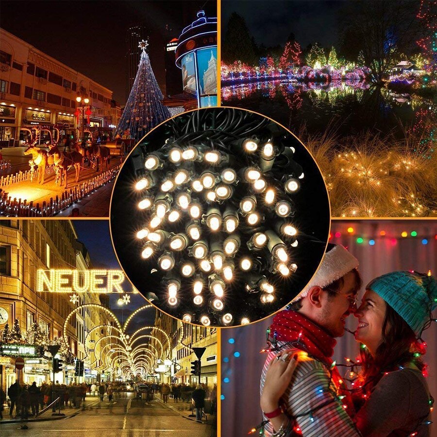 10m 50m 100m Outdoor LED Christmas Fairy Lights 110V US 220V EU Waterproof Garland for Christmas Trees Party Wedding Decoration