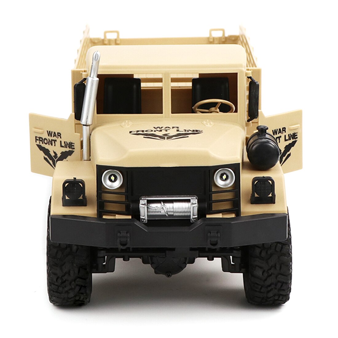 1:16 2.4G 4/6WD RC camions camion militaire escalade voiture tout-terrain véhicule RC militaire modèle de voiture jouet télécommande jouets-jaune