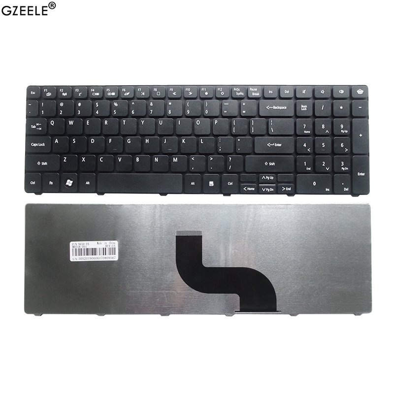 GZEELE nueva inglés nos teclado del ordenador portátil para PACKARD BELL TK87 TM05 TM81 TM82 TM85 TM86 TM87 TM89 TM93 TM94 TM97 TM98 TM99 TM01