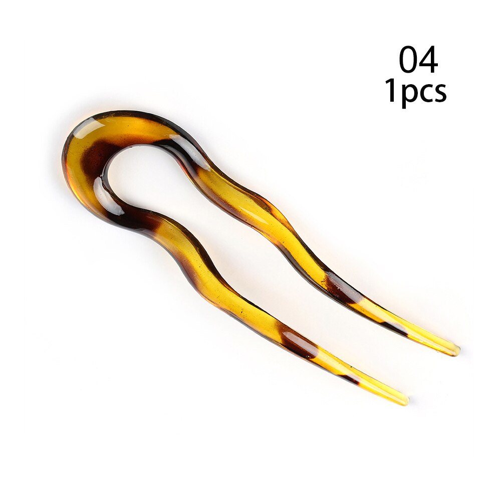 1/3 stk u-form hårspenner stylingverktøy magisk bøye hårklær praktisk enkel hårpinne kvinner hårnål hårtilbehør: 04
