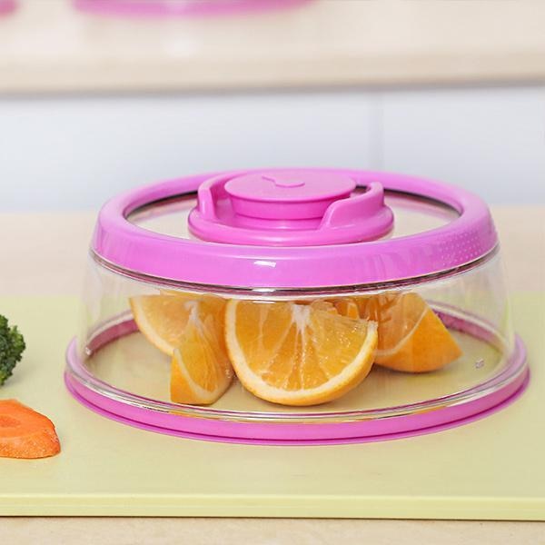Vacuum food sealer mintiml dæksel vakuum komfur instant food sealer sort dæksel til skåle tallerkener køkken tilbehør