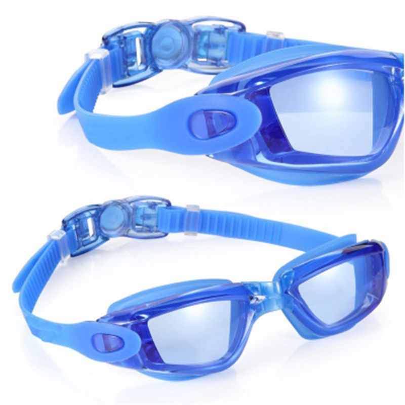 Mirrored Swimming Goggles No Leaking Anti Fog UV Protection Triathlon Unisex Swim Goggles Eyes Protection