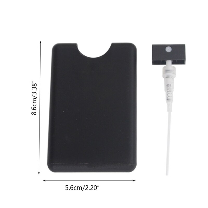 Card Shape Perfume Spray Refillable Empty Bottle Flat Type Fine Mist Atomizer 667D