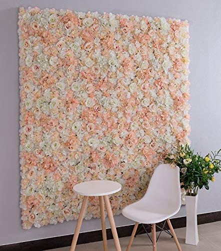 Kunstig blomst 3d væg blomstermåtte væg bryllup begivenhed indretning til diy centerpieces arrangementer fest hjem dekorationer
