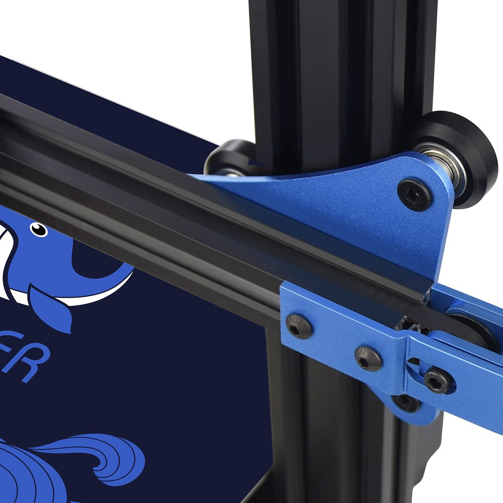 1PC BLACK European Standard Anodized Aluminum Profile Extrusion 300mm - 550mm Length Linear Rail 500mm for CNC 3D Printer