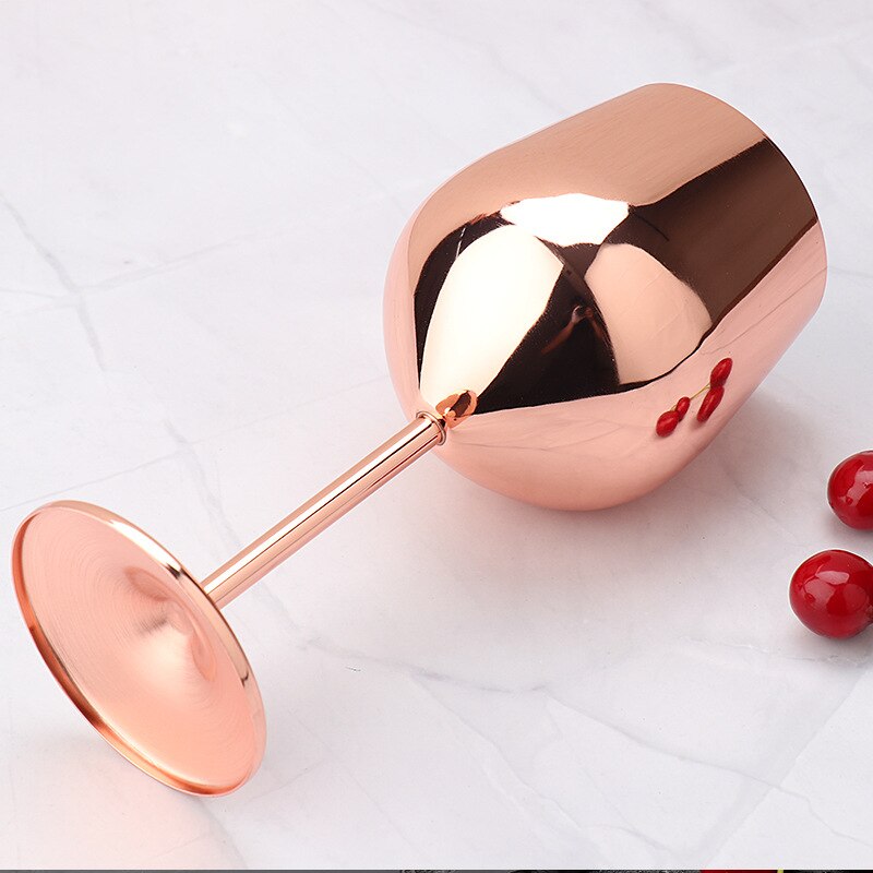304 Stainless Steel Goblet Wine Glass Juice Drink Goblet Shatterproof Party Barware Large-Capacity Goblet Bar Accessories