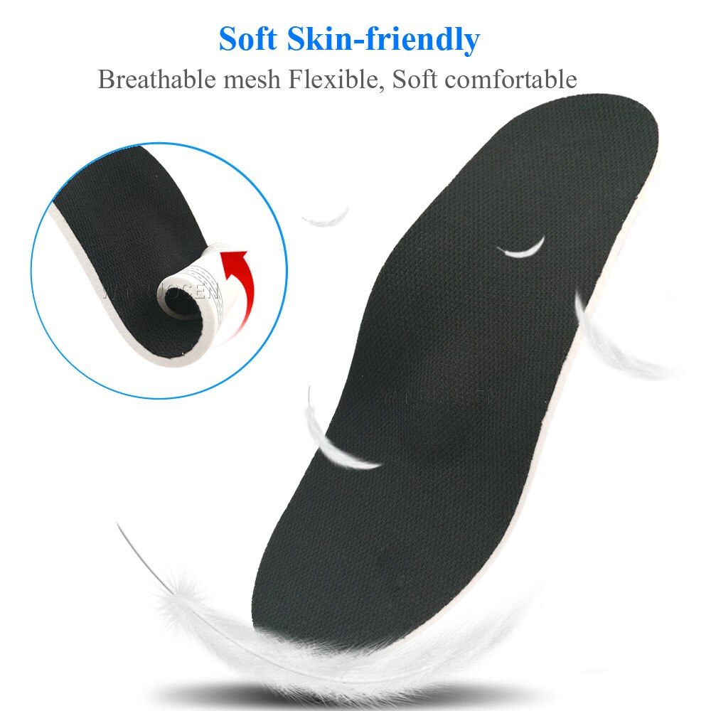 WINRUOCEN EVA Orthotics Insole Healthy Care Varus Flat Foot For X-Legs Valgus Shoes Insert Arch Support Plantar Fasciitis Pads