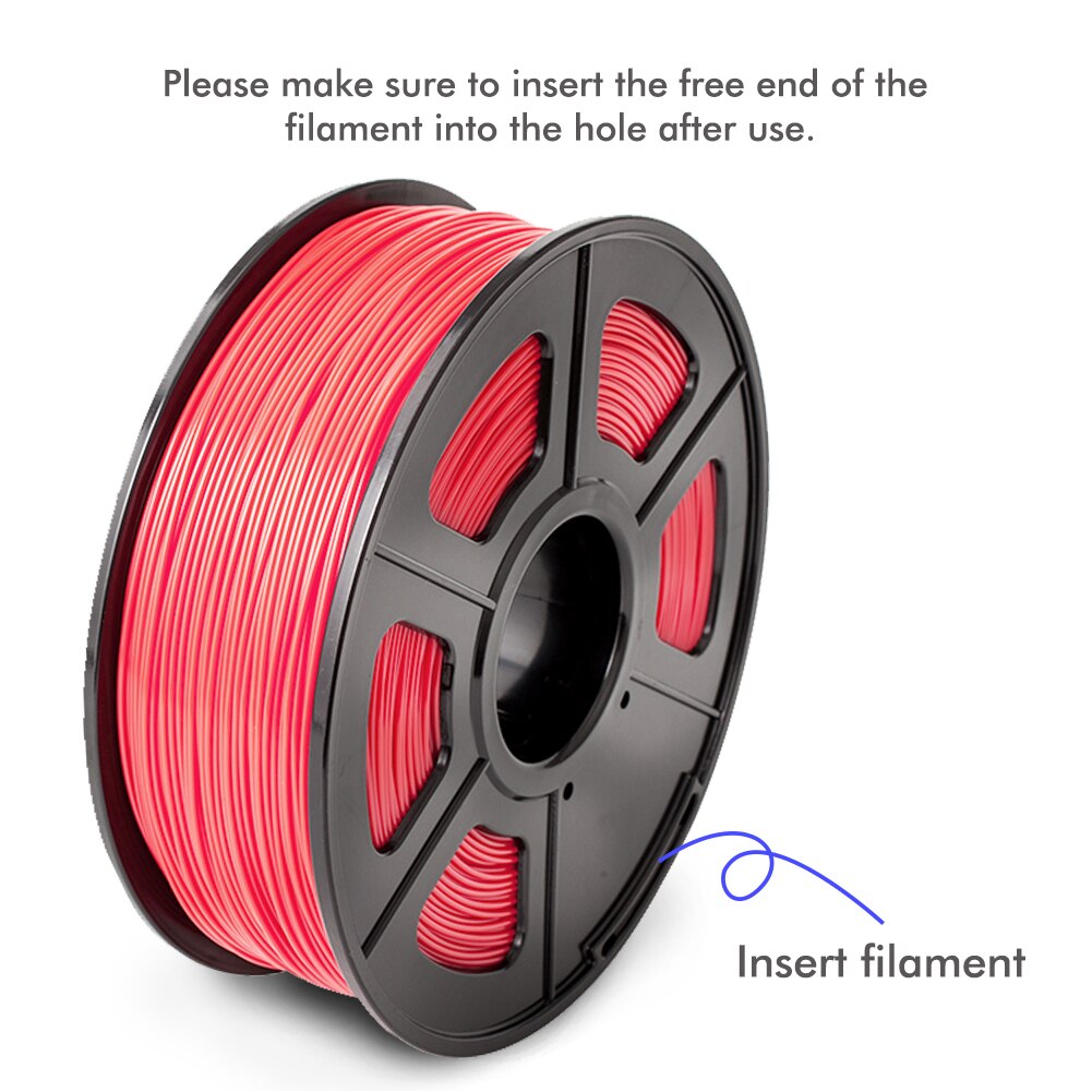 Filamento SUNLU PETG 1,75mm 1KG Anycubic 100% sin burbujas 3D filamento Anycubic Mateial para PenGood 3d para impresión Pedant Lamshape