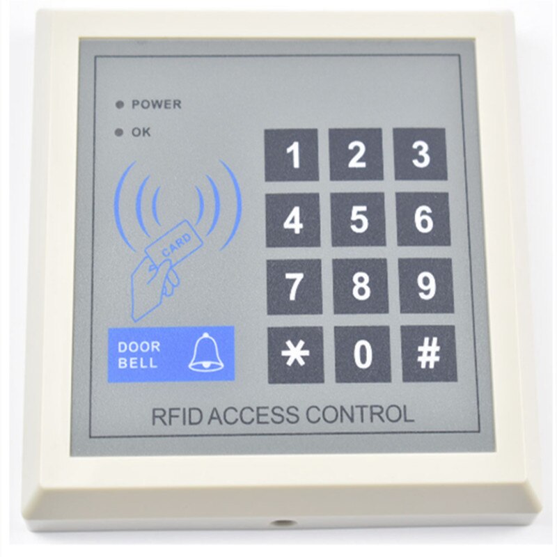 Security RFID Proximity Entry Door Lock Access Control System 2000 User +10 Keys