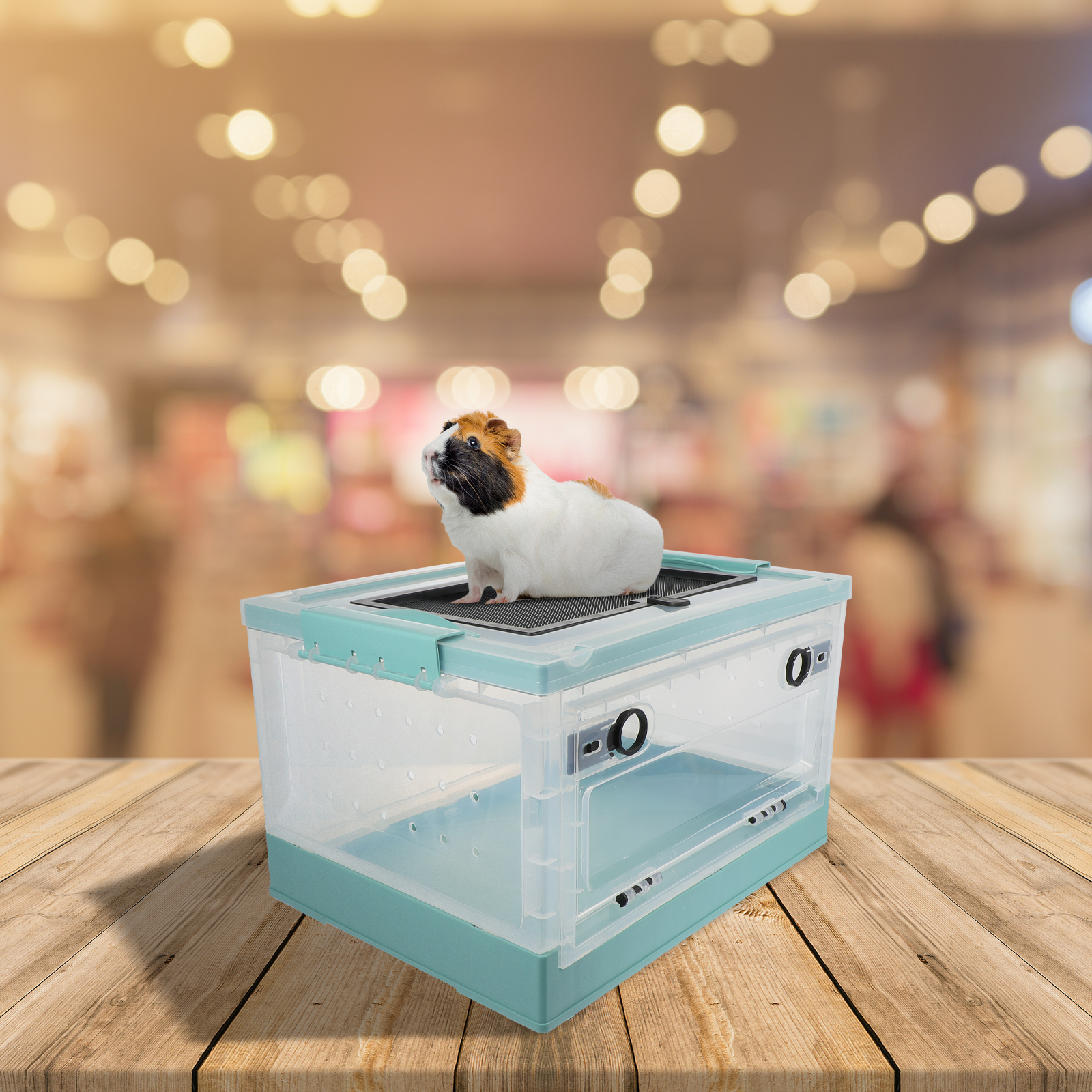 1 set of Hamster Plastic House Small Animal Cage Hedgehog Hamster Breeding Box