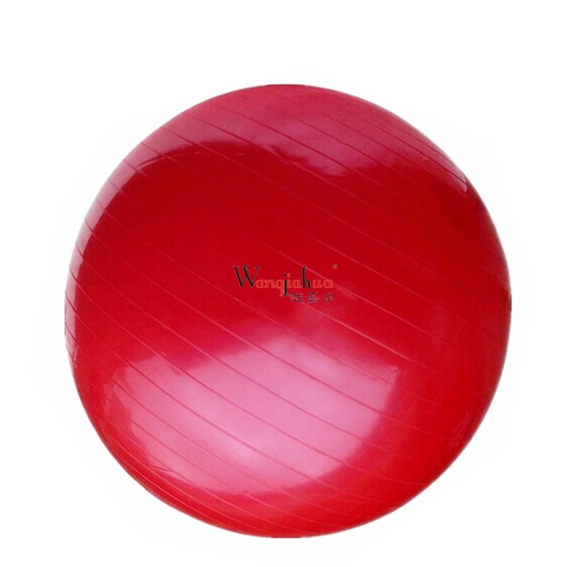 55 Cm Yoga Ball Sports Fitness Ball PVC Balance Ball Balanced Cushion Yoga Shaping Thick Yoga Ball: Red