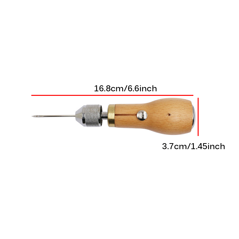 Leather Sewing Kit Needle And Waxed Thread Leather Sail Canvas Heavy Repair Speedy Stitcher Sewing Awl Tools DIY