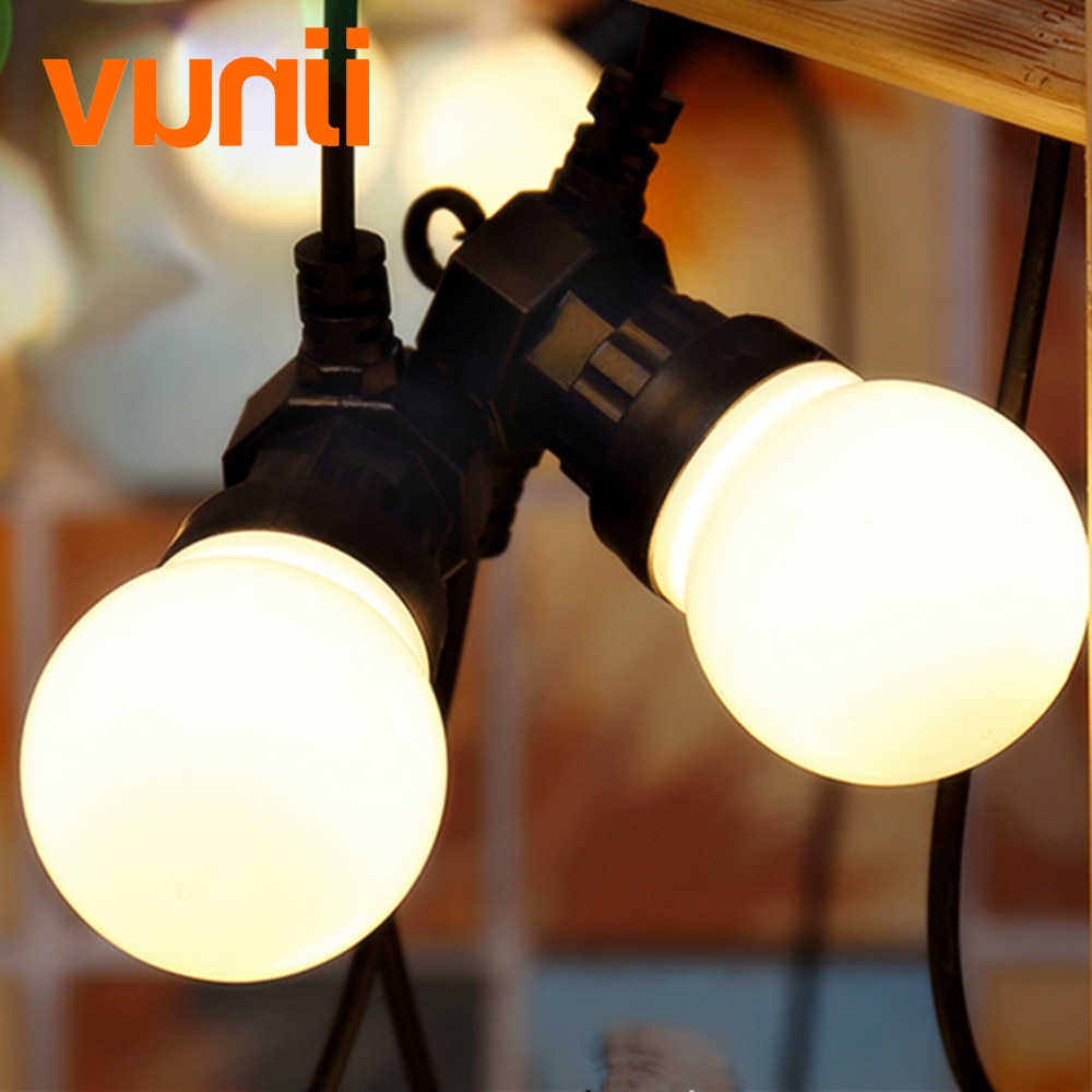 ! utendørs  ip65 hage/terrasse/bryllup vintage festoon ball string lys , g50 globus string lys melkeaktig dansende string light
