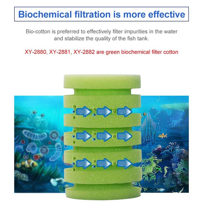 Aquariumfilter, ultra stil aquarium biochemisch sponsfilter aquarium luchtpomp betta fry aquarium aquarium waterval dubbel