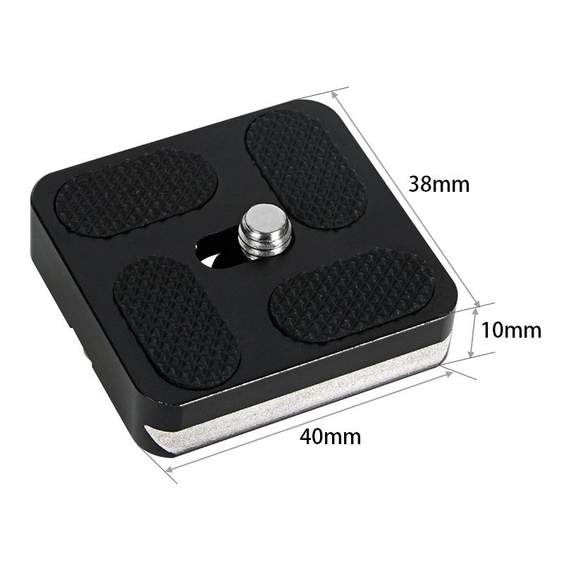 BEXIN tripod plate quick release plate small camera plate quick clamp fast mount PU plate for arca swiss dslr camera tripod head: PU40