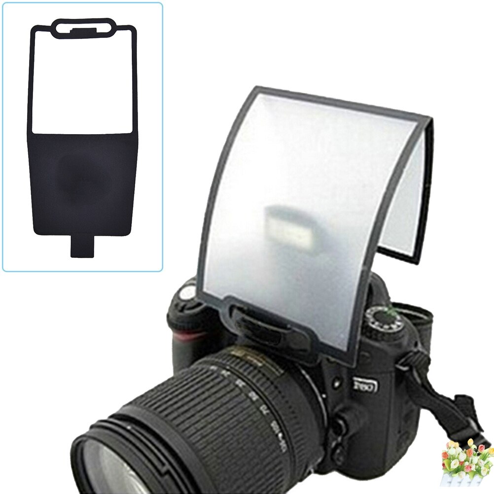 Merkki 1pc maailmanlaajuinen kameran salama canon nikon yongnuo speedlite diffuusori softbox musta kirkas heijastin