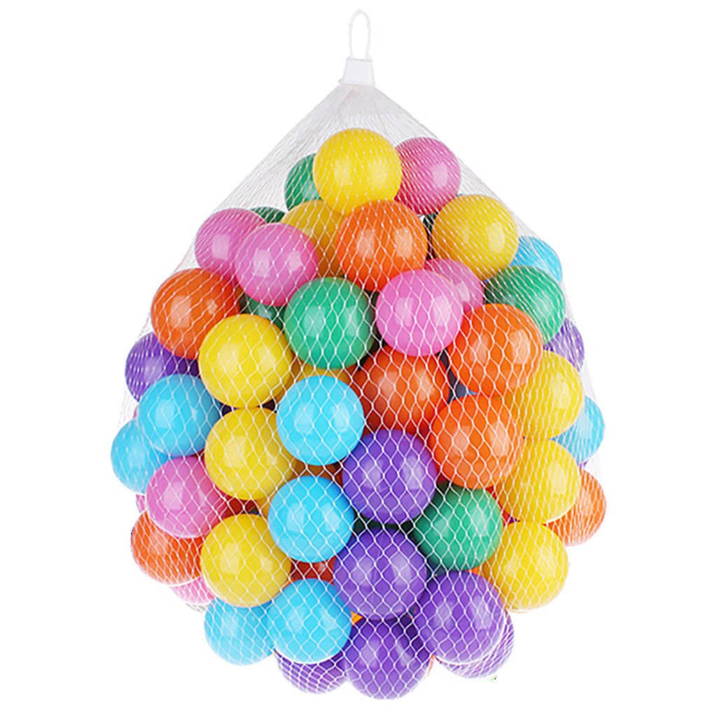 Kleurrijke Kinderen Marine Bal Zwemmen Play Toy Baby Plastic 100Pcs Grappige Baby Bad Speelgoed Spelen In Water speelgoed