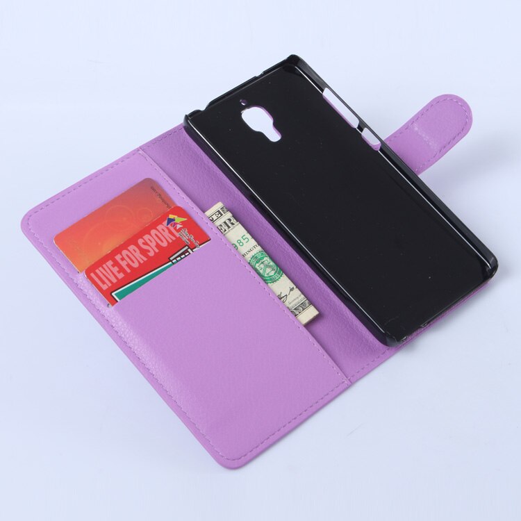 Cyboris-funda de piel sintética con tapa para XiaoMI Mi4 M4, funda con ranura para tarjetas, moderna: purple