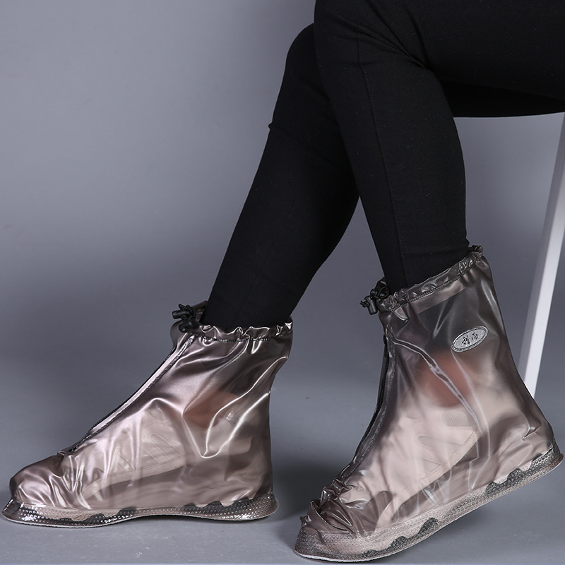 Umbrella Accessories Rain-proof Shoes Cover Shoes Waterproof Rainy Children anti-skid Wear-resistant Adult Outdoor Rain Shoes: D