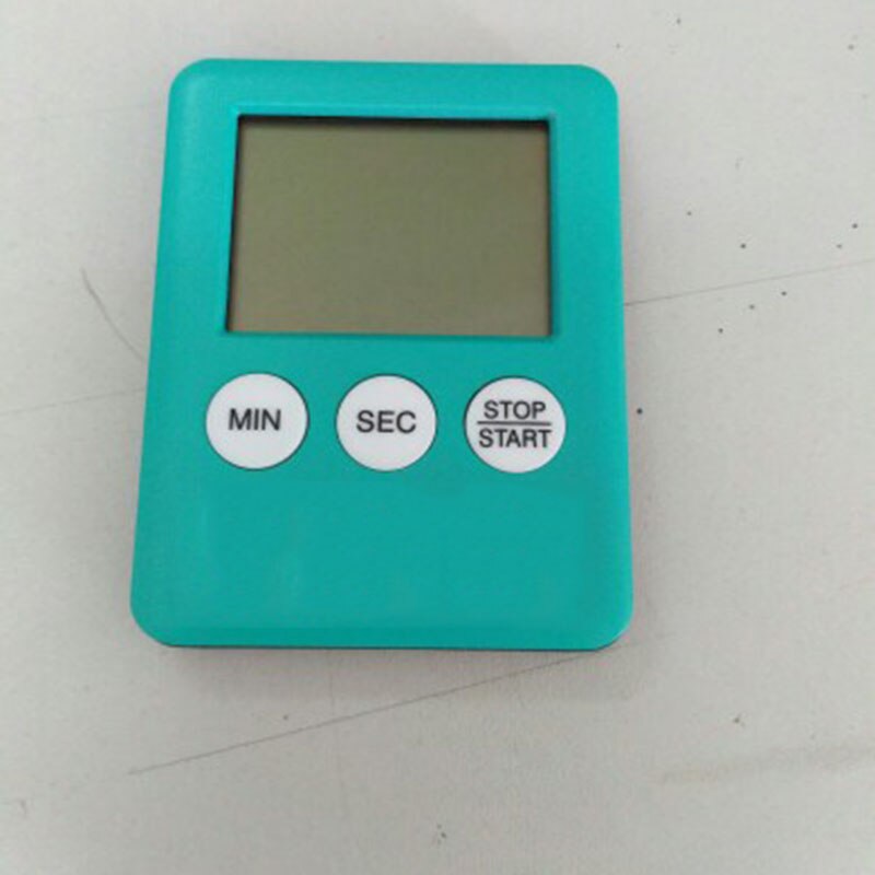 1pc Square LCD Magnet Digital Timer for Kitchen Cooking Timer Portable Thin Mini Table Office Learning Digital Temporizador