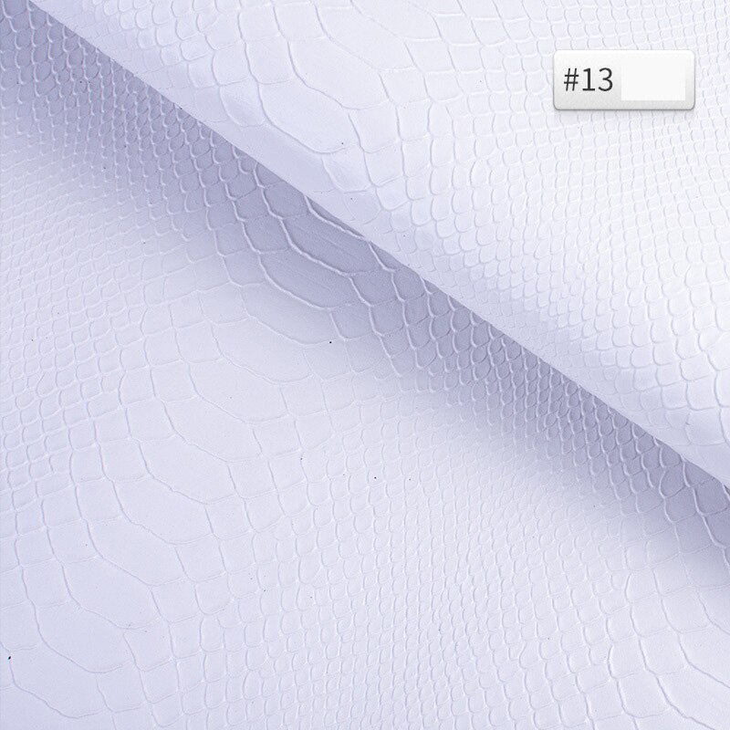50cm*138cm PVC Snake Leather Fabric Synthetic Leather For DIY Handmade Sew Clothes Accessories Supplies: 6