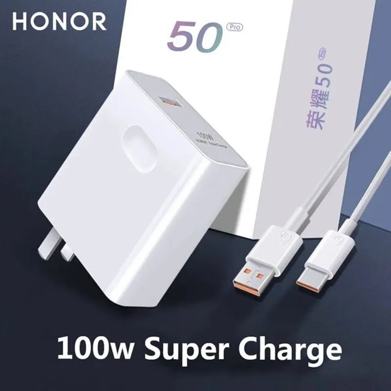 Honor 100 W Schnellladegerät EU/uns/UK SuperCharge Netzteil 6A USB Typ C Kabel für Honor 200 100 90 80 70 Profi Magie V2 6 Profi
