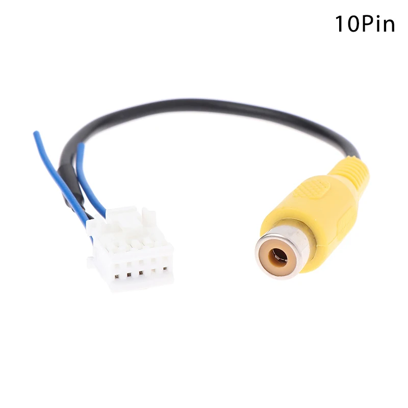 Universal 10 Pin Camera Video Input Cable Adapter Wiring Connector Innovative And Practical For Android Radio Car Accessories: Default Title