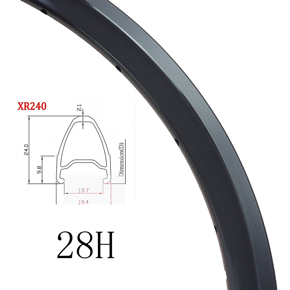 Kinlin XR240 Aluminum Bike Rim 18" 355 for Birdy Folding Bike Urban Kid Bicycles 14H 16H 20H 21H Clincher Bicycle Rim: 1pc XR240 V 28H