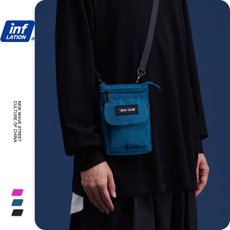 Inflação moda cintura saco para homem com carta impresso alça de ombro saco do mensageiro dos homens viagem sacos de ombro pacote 277ai2019