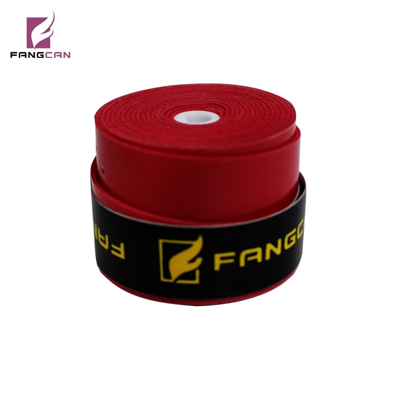 FANGCAN-empuñadura de PU para raqueta de tenis, antideslizante, absorbe el sudor, envoltura de agarre de mano con orificios de ventilación, 3 uds.: Red