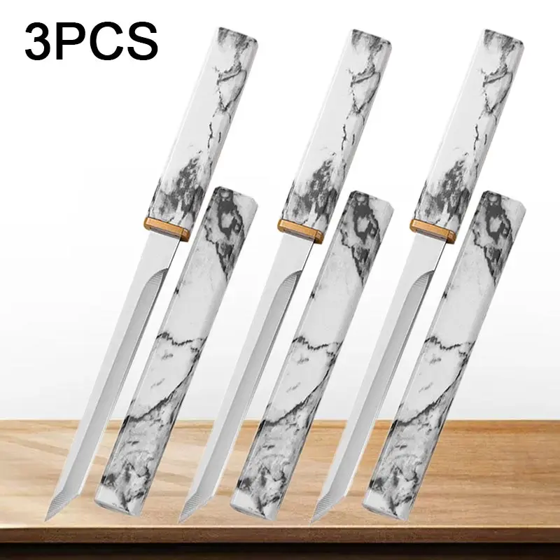 Cuchillos de cocina profesionales, Mini cuchillo para deshuesar carne, acero inoxidable, utilidad para pelar frutas y verduras, Cocina Para el hogar: Grey