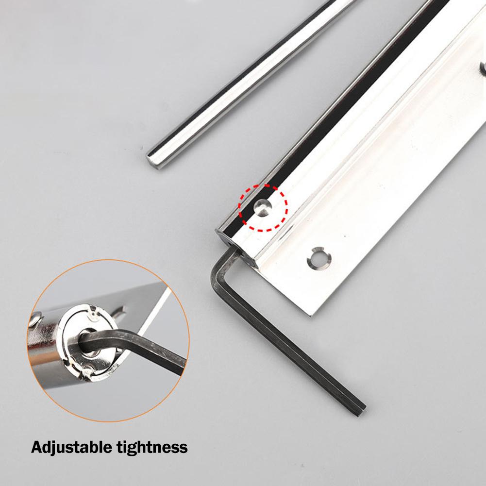 Adjustable Door Closer Stainless Steel Surface Mounted Automatic Spring Latch Furniture Hinge Household Office Door Hardware