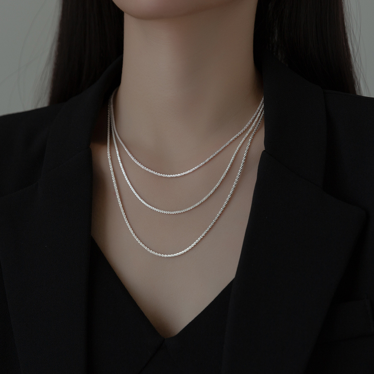 925 Sterling Zilveren Popcorn Ketting Voor Vrouwen Sieraden Op De Hals Lange 40 45 50 55 60 70 80 cm Dik 2 Mm Accessoires