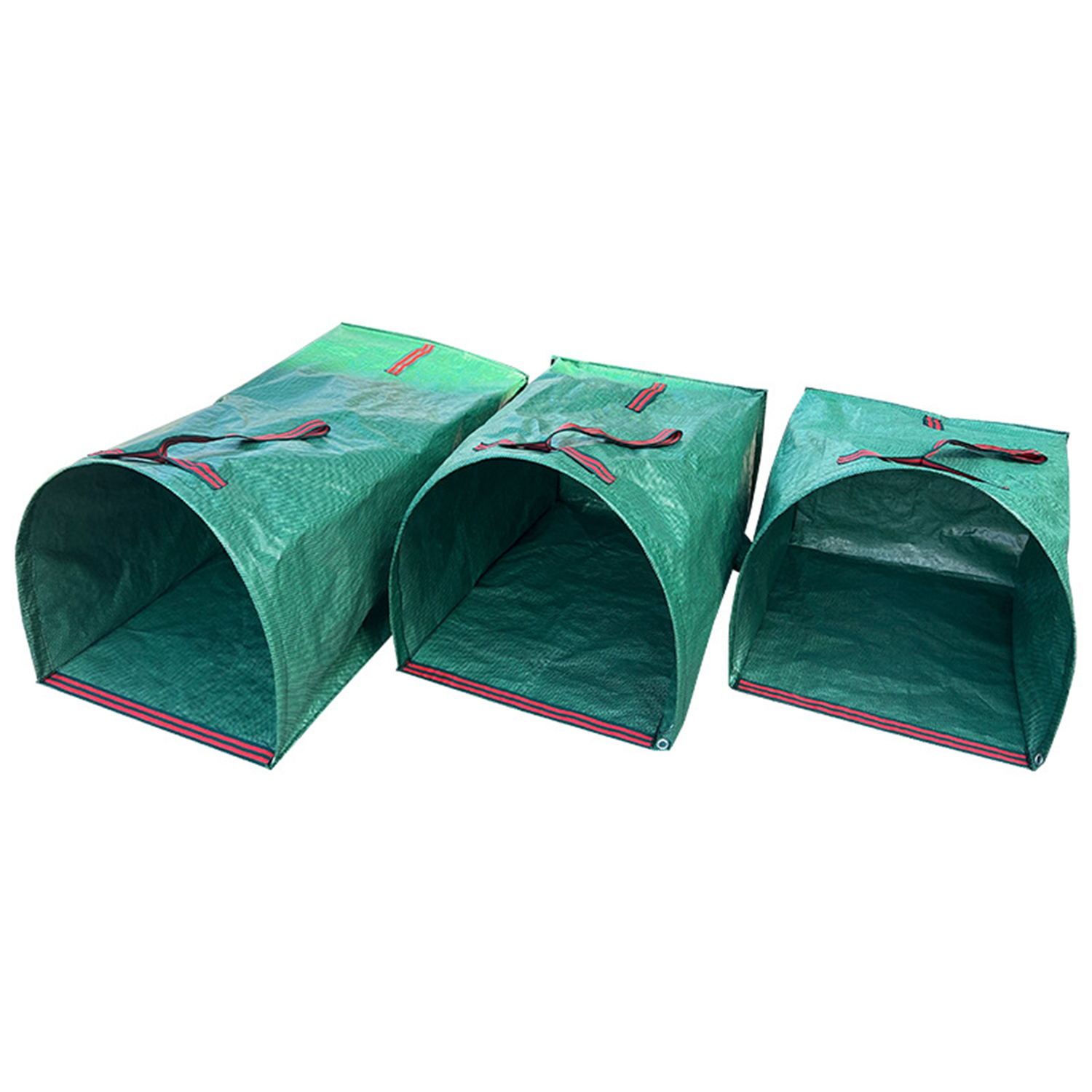Sac de collecte de feuilles de jardin 150L/200L/270L, avec poignées, sac poubelle de feuilles de pelouse de Patio, sac poubelle de Camping, rangement de vêtements sales