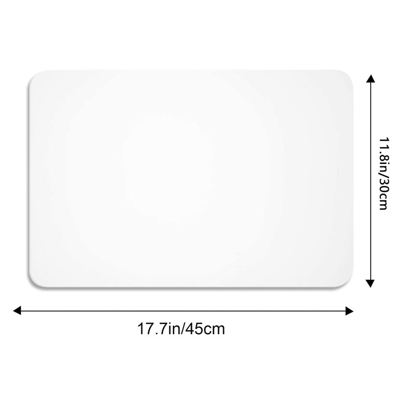 18 st bordsmattor i klar plast, värmebeständiga mattor, mattor  , 15.7 x 11.8 tum