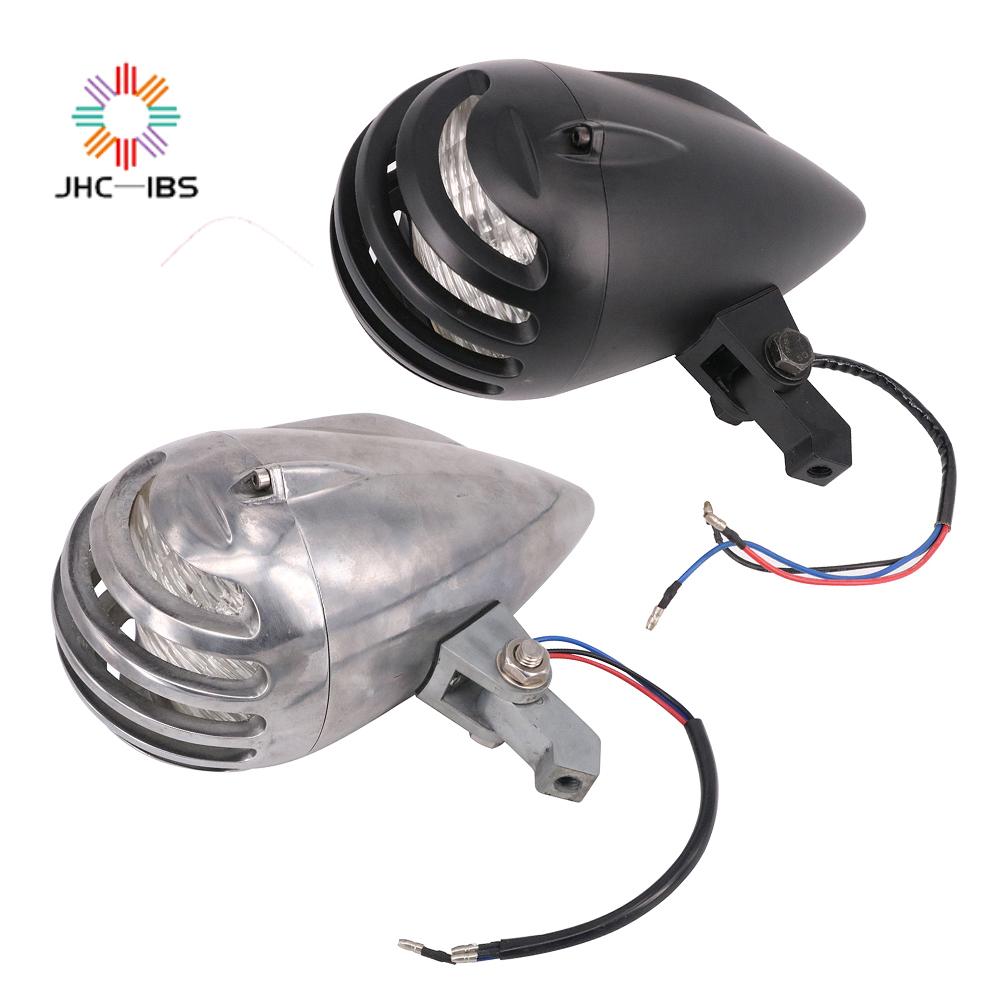 Motorcycle Universal 12V Headlight Headlamp Assembly Lamp For Harley Chopper Cafe Racer Touring Sportster Roadster Road King