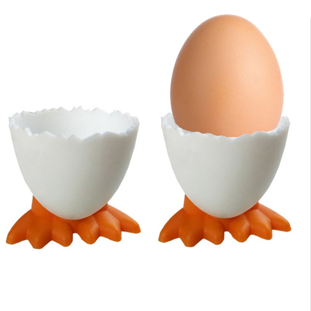 1/2/4Pcs Egg Cup Holder Plastic Boiled Egg Cups Stand Rack Kitchen Cooking Tool Breakfast Supplies Cute Eggs Separator Container