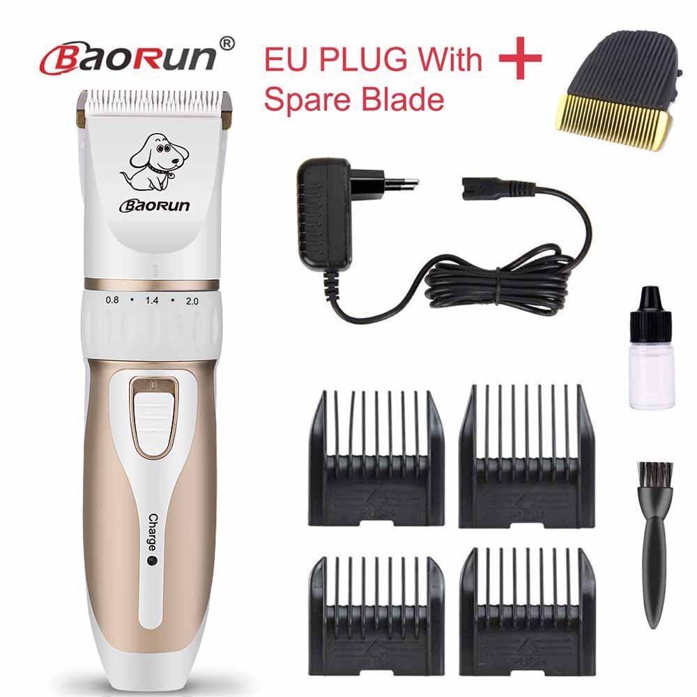 Cortapelos para perros, máquina cortadora de pelo para gatos, conjunto de Afeitadora eléctrica para mascotas, máquina de corte de pelo: P3 add Extra  Blade
