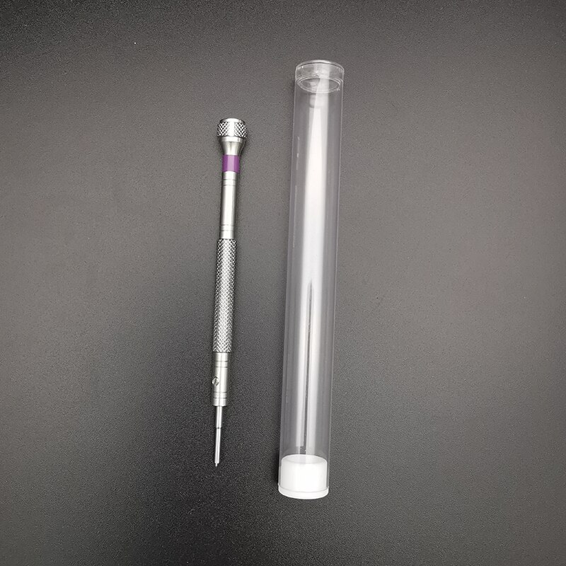 T-formade skruvmejslar för rlx-klockor bandskruvar ,1.2mm 1.4mm 1.6mm,  med pvc-rörförpackning