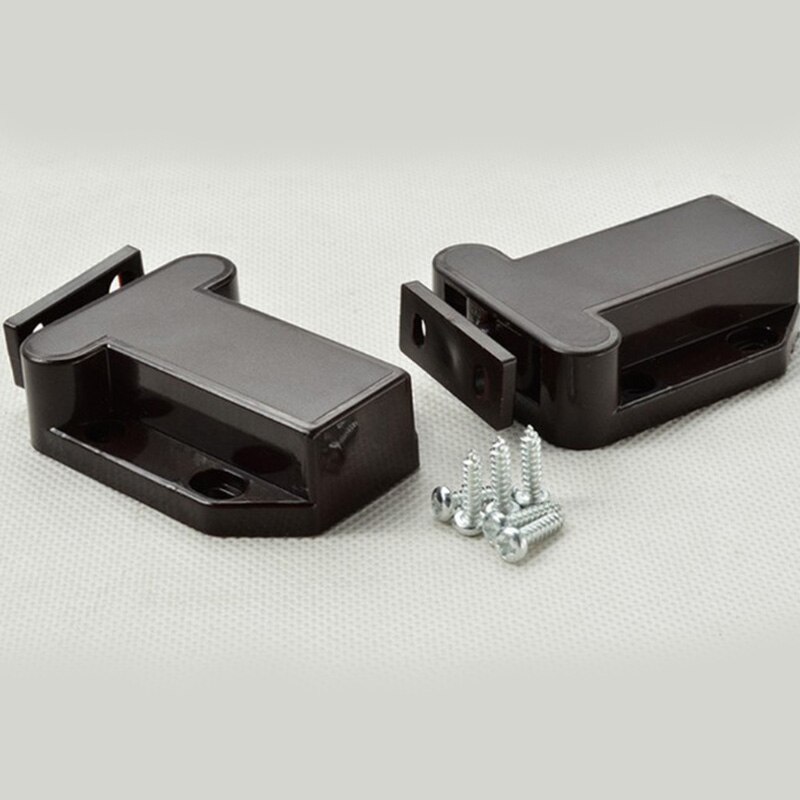 6-Pack Non-Magnetic Push to Open Catch Lock Drawer Cabinet Catch Press Latch Cupboard Bedroom