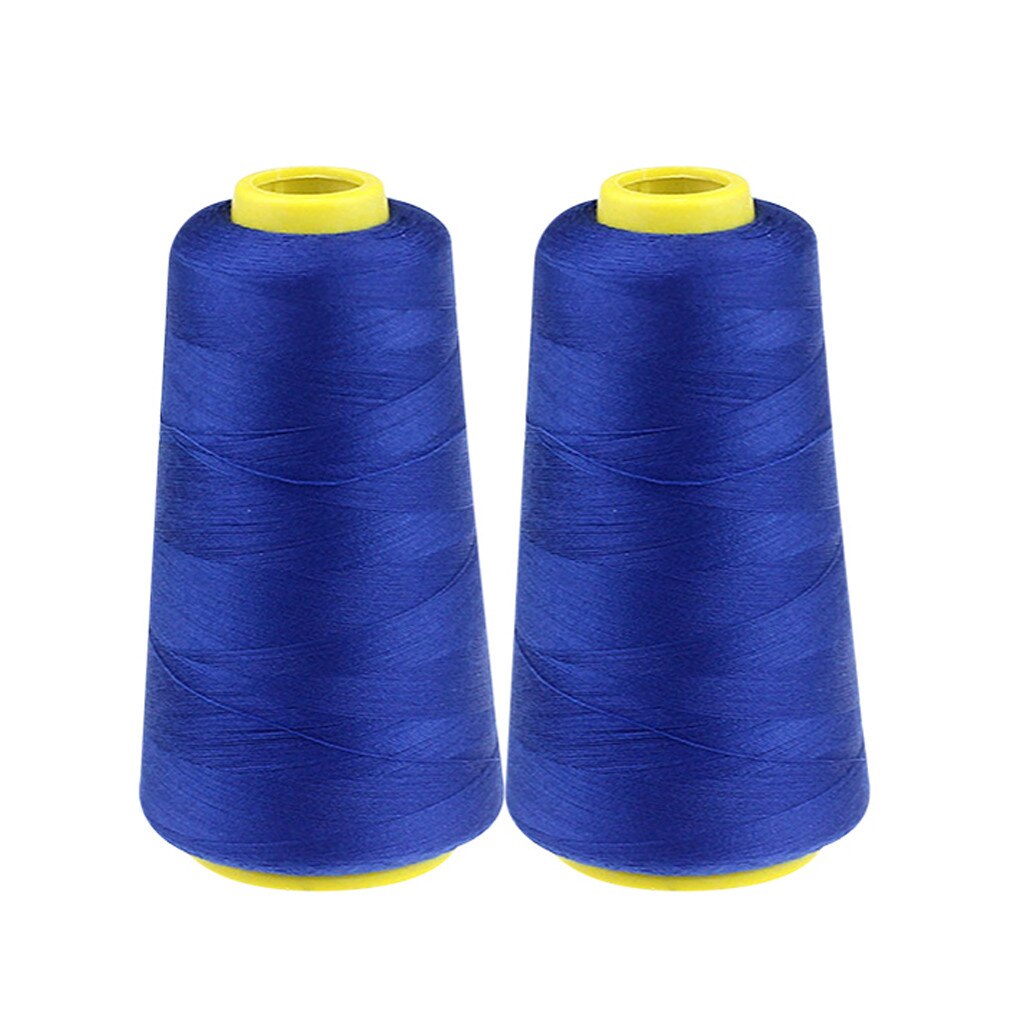 2Pcs 2300 Yards Household Thread Color Polyester Thread Clothing Sewing Thread Manual Stitching Group Knit Sewing Thread