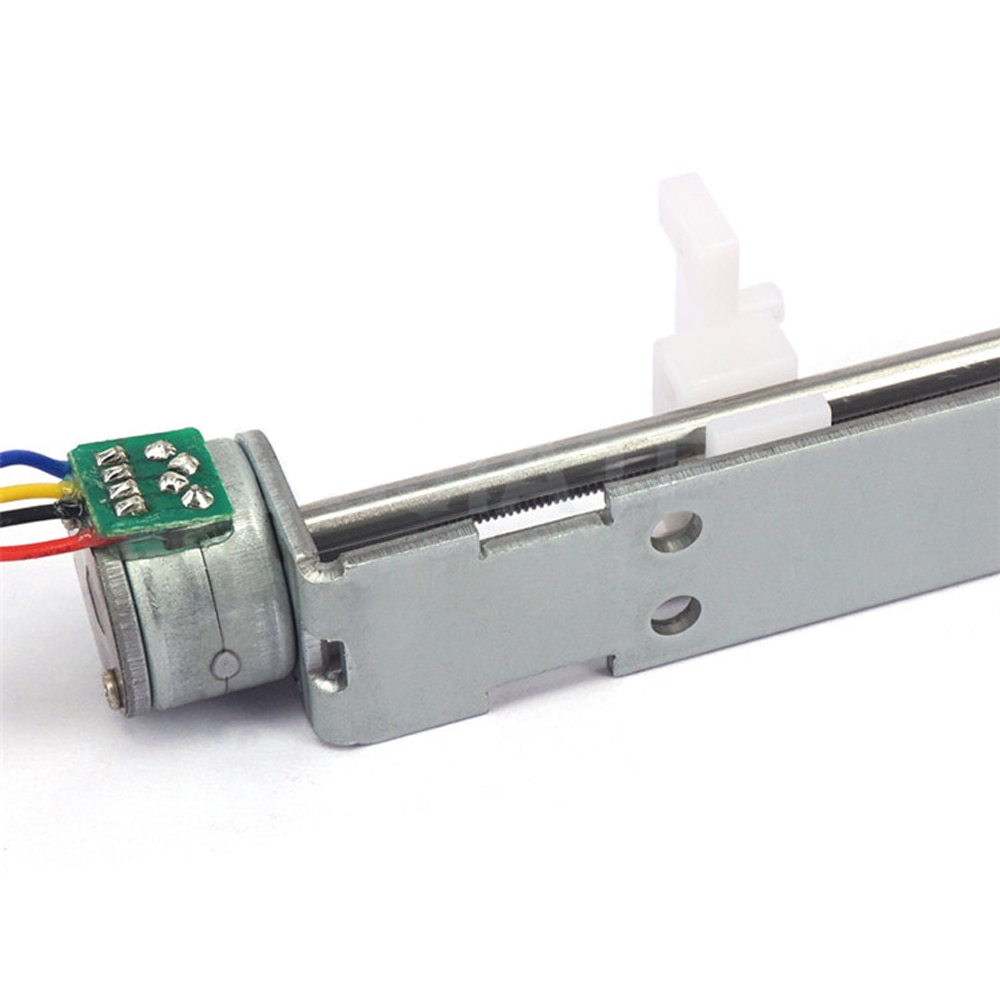 90mm Linear Screw Slider Stepper Motor 5V 2-phase 4-wire Pull Push Rod Actuator