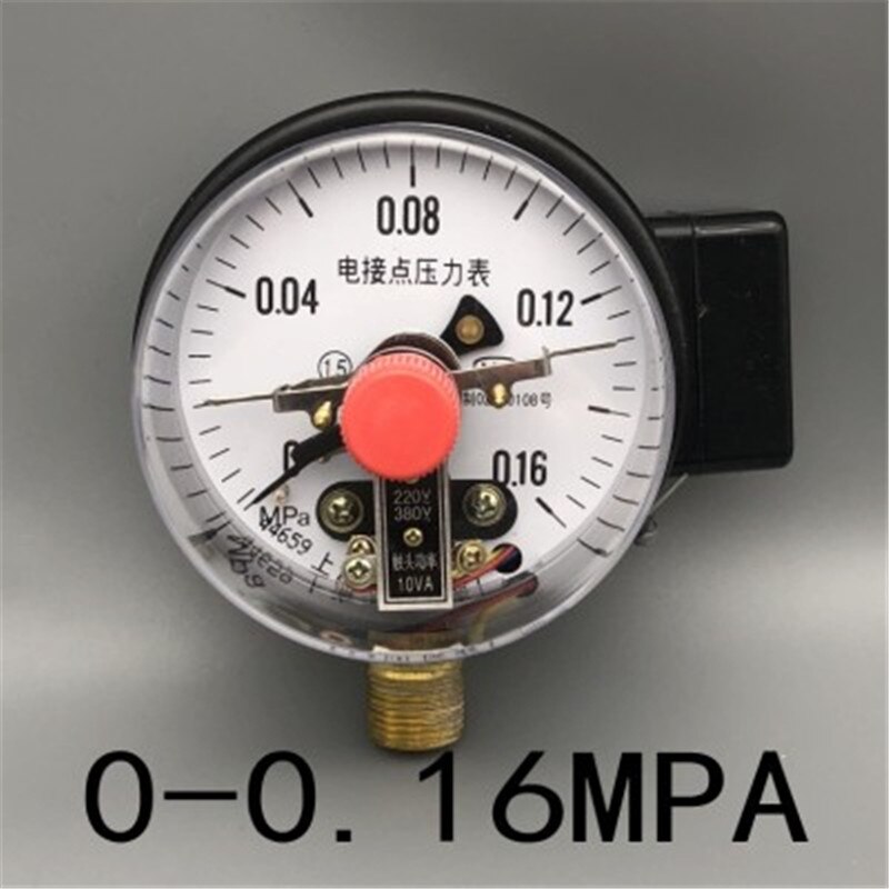 Diameter 100mm Direct Contact Pressure Gauge with Surface Vacuum Gauge Pressure Controller: Beige