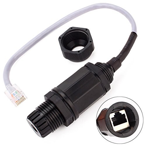 Luotettava  m20 ethernet lan  rj45 vedenpitävä liitin kierretty parikaapelit