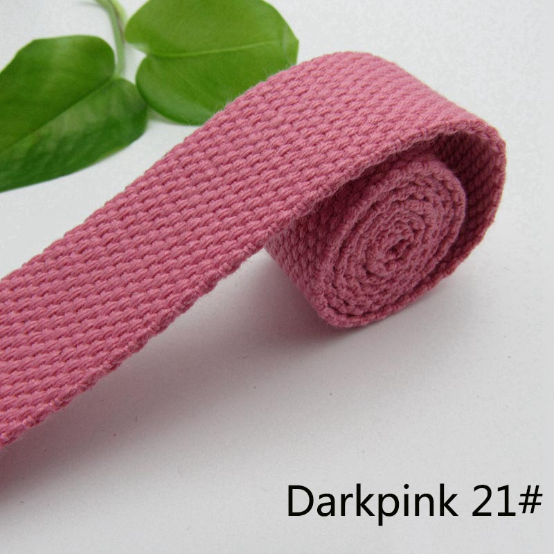 3Meter 50mm Dicke 2mm Leinwand Polyester Baumwolle Gurtband Etikett Band Taschen Rucksack Gurtband Voreingenommenheit Bindung Band DIY NäHenne Handwerk: DarkPink