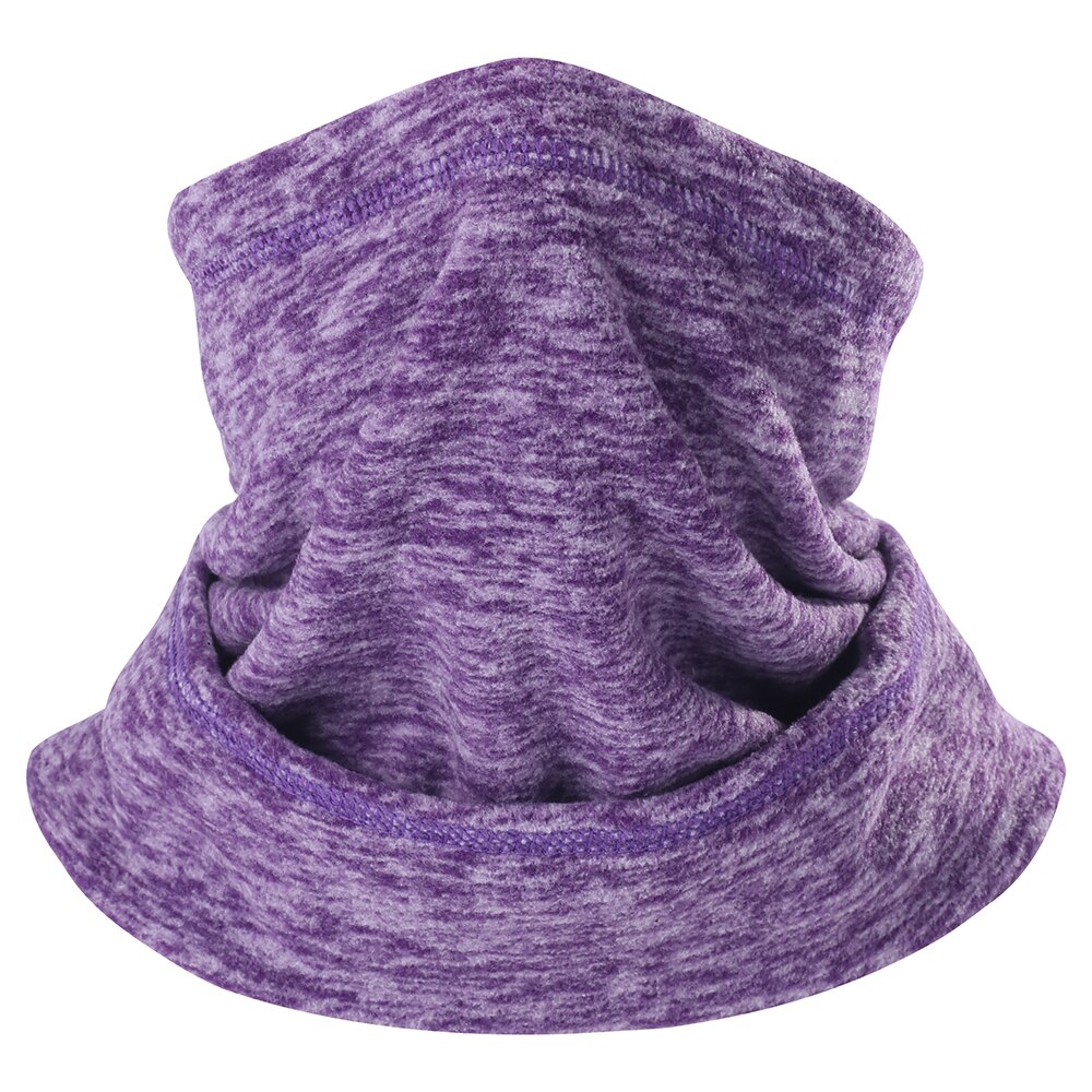Qinglonglin Winter hiking skiing bandana windproof warmer neck gaiters for men: Lavender